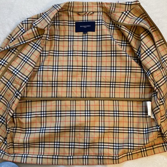 BURBERRY Golf beige nova check jacket Sz S EUC/NWOT - Picture 13 of 16